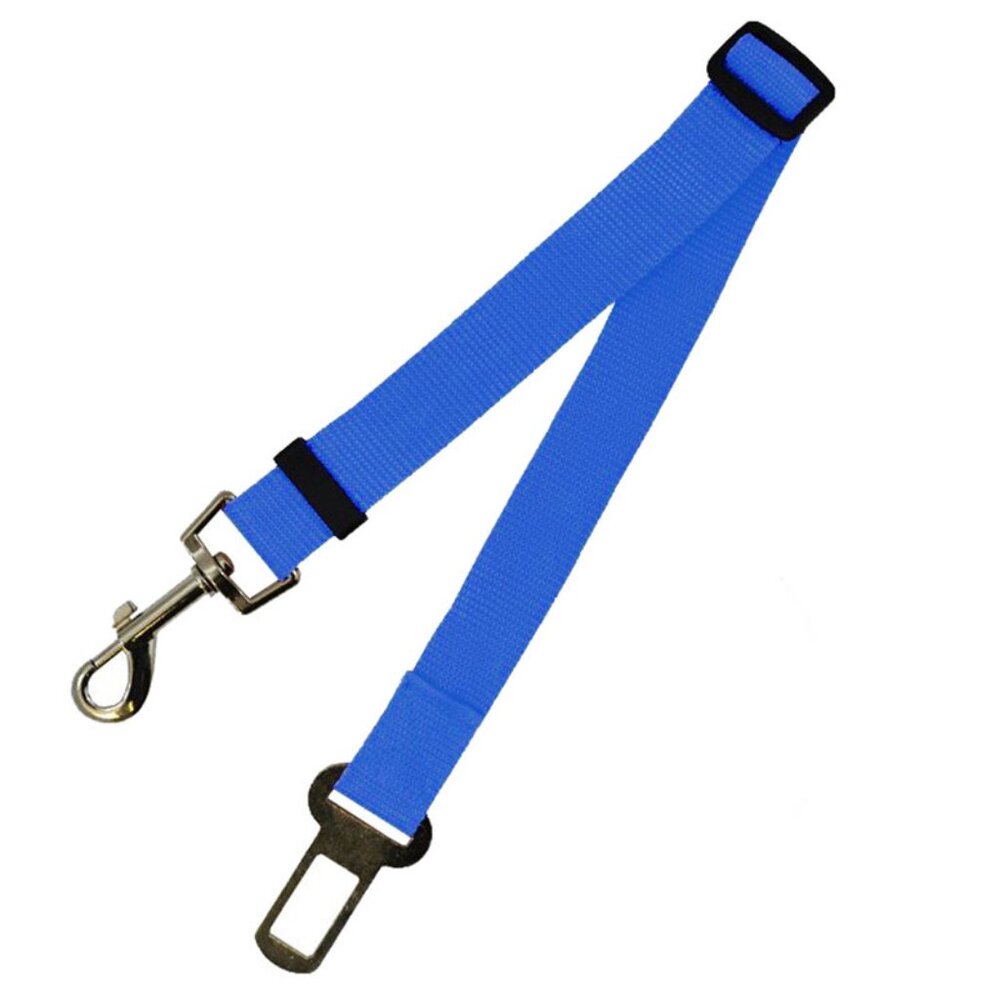 BAREFOOTPETS(tm) NEW!  BLUE PET SAFETY BELT